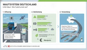 Das Mautsystem in Deutschland: Wie funktioniert die LKW-Maut und was Autofahrer wissen müssen